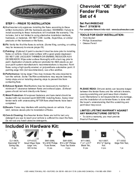 Installation Manual